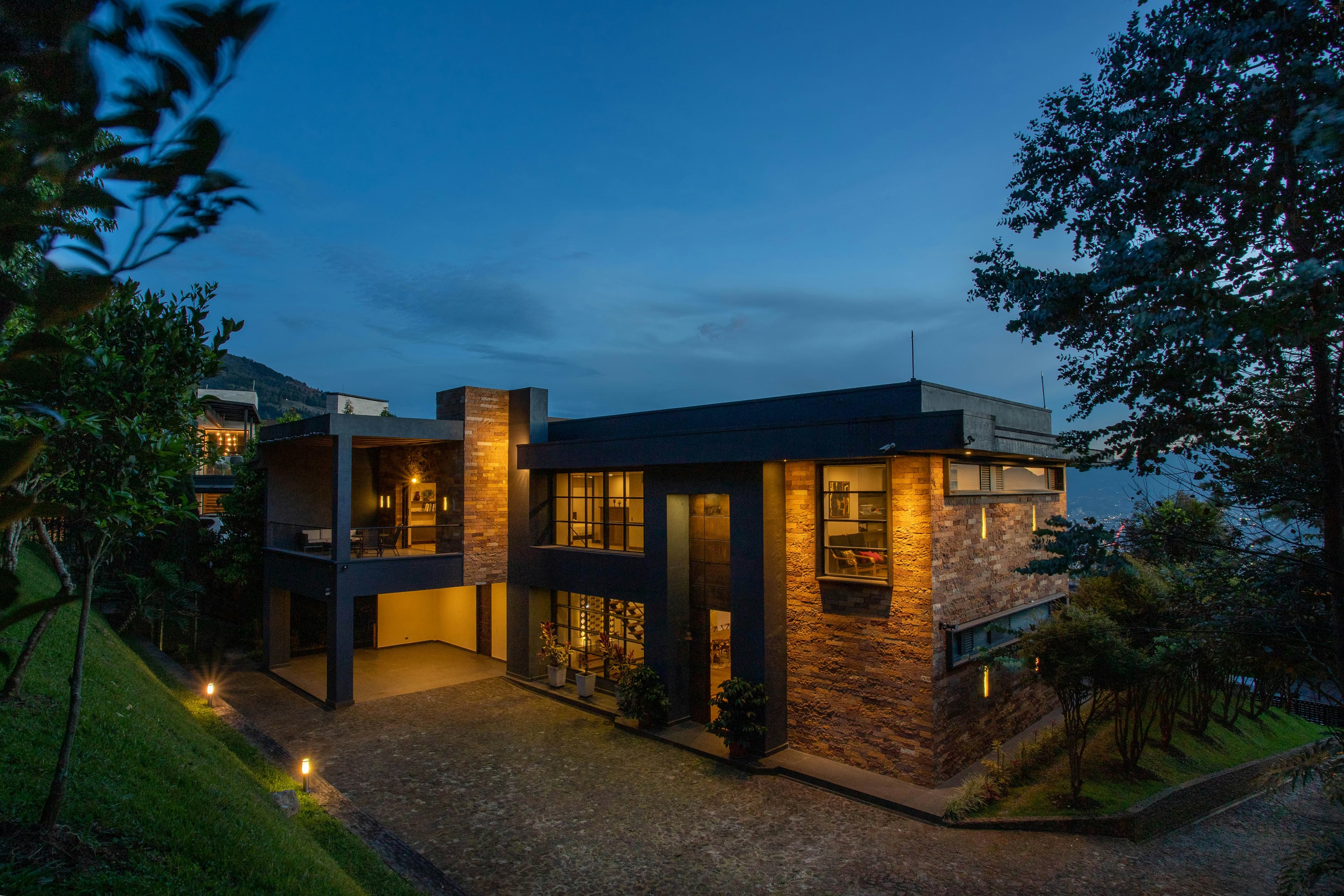 Modern luxury home exterior